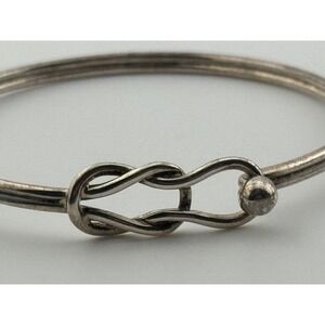 JH Sterling Silver 925 Fisherman's Knot Bracelet